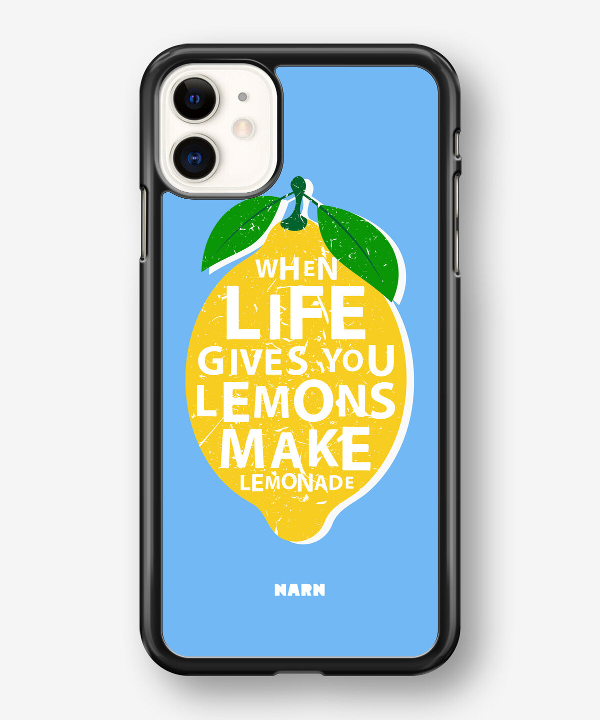 iPhone 11 Hard Case – Lemon Quote - View 1