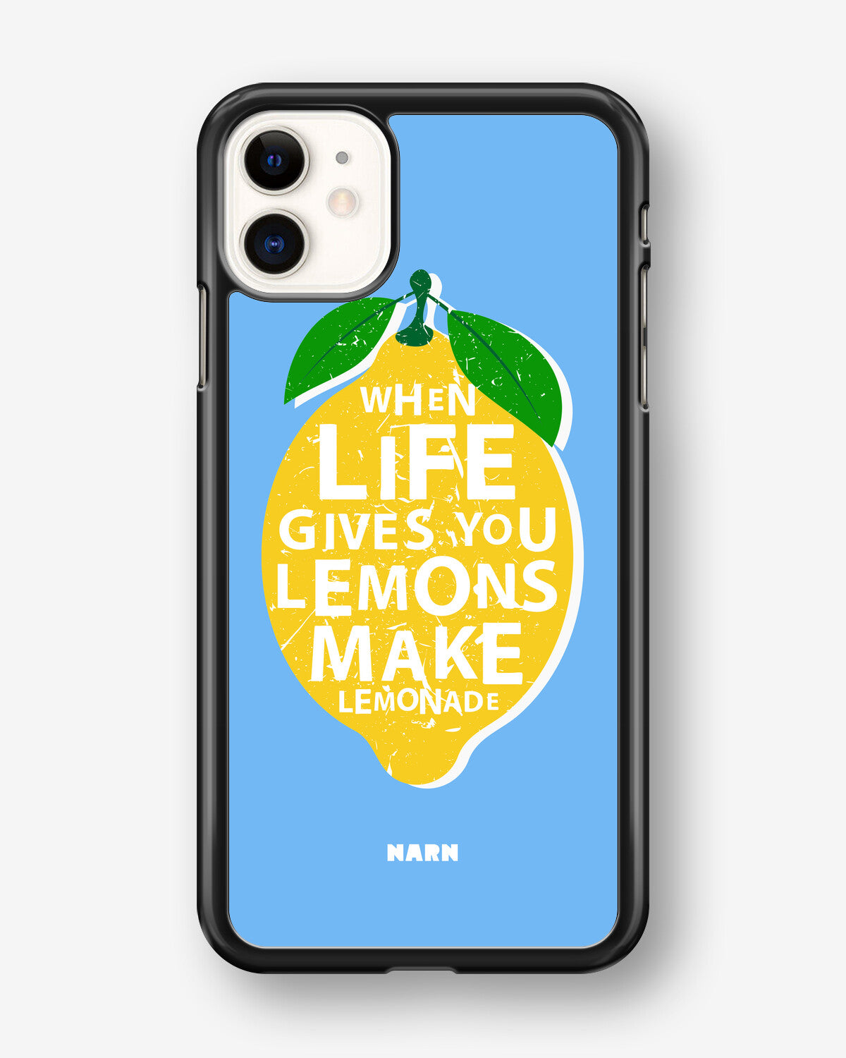 iPhone 11 Hard Case – Lemon Quote - View 1