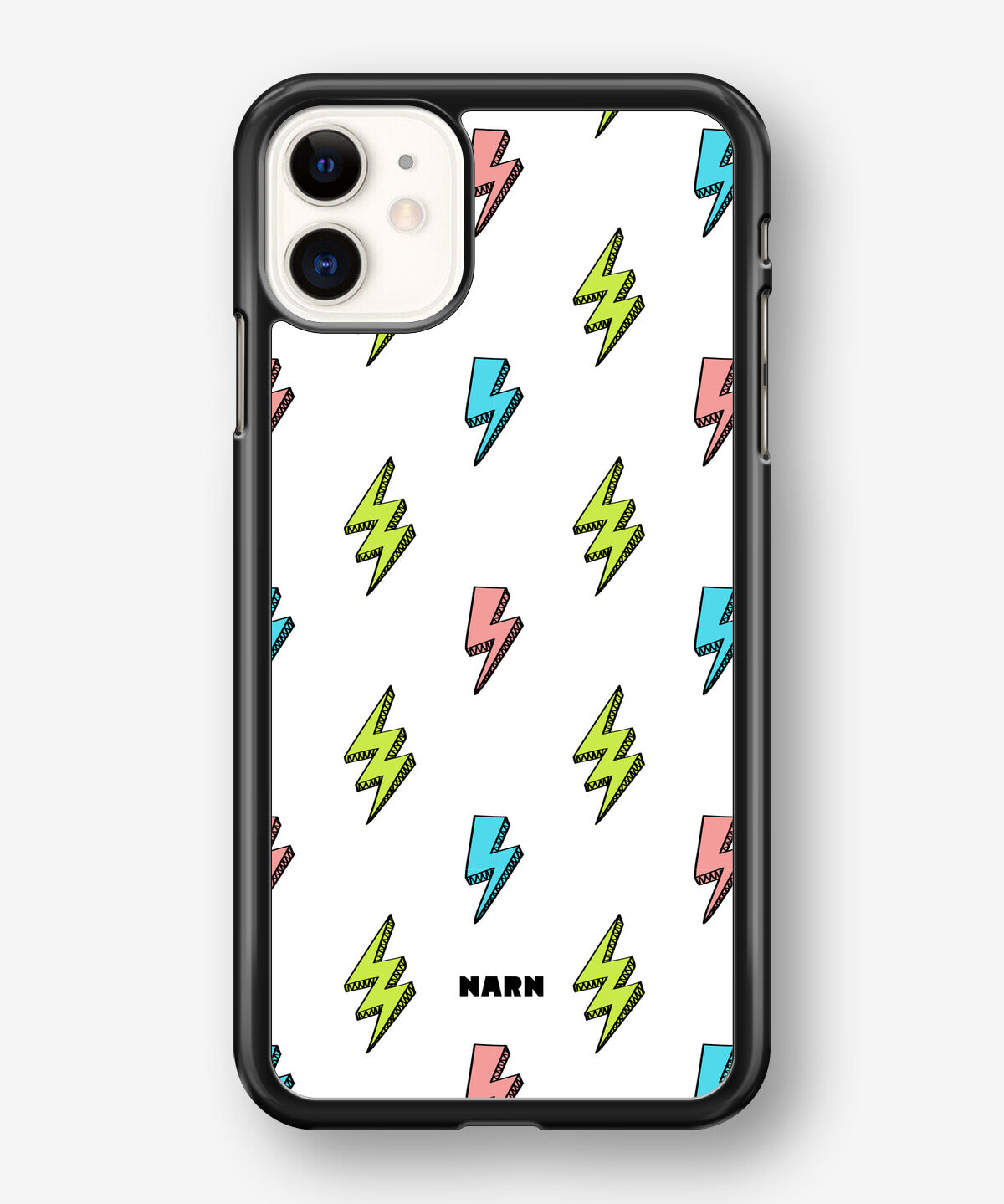 iPhone 11 Hard Case – Lightning Bolts - View 1