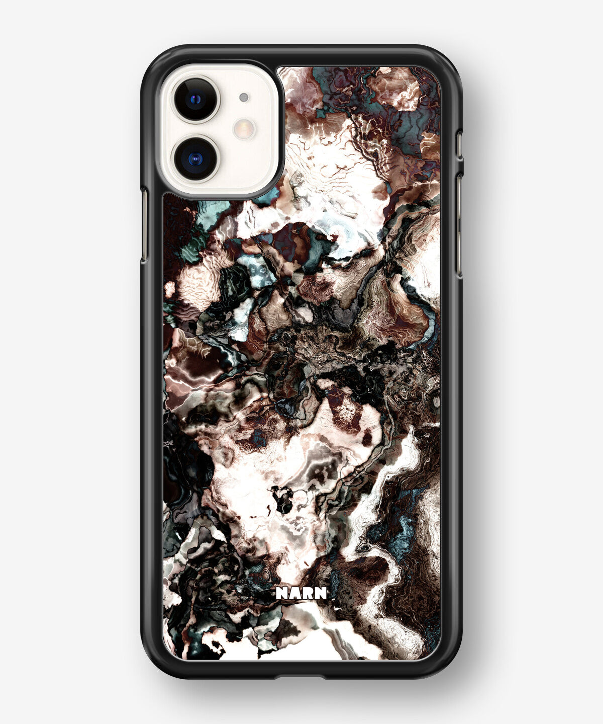 iPhone 11 Hard Case – Marble Brown - View 1