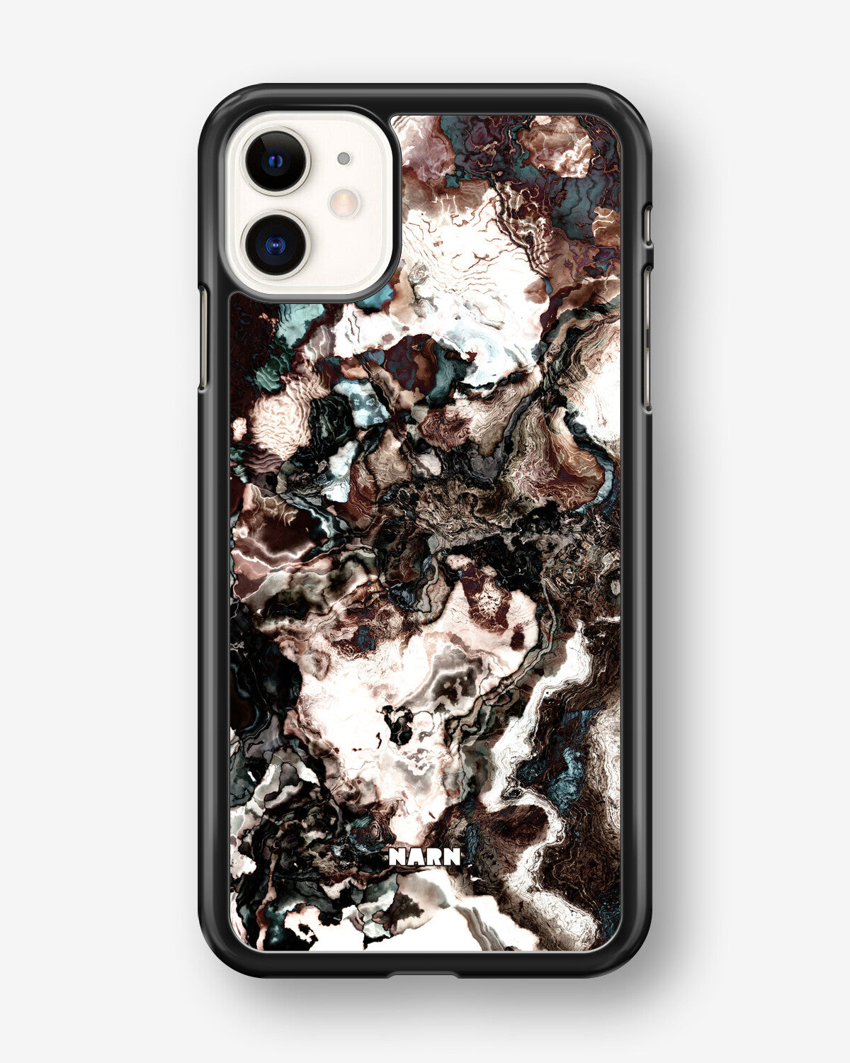 iPhone 11 Hard Case – Marble Brown - View 1