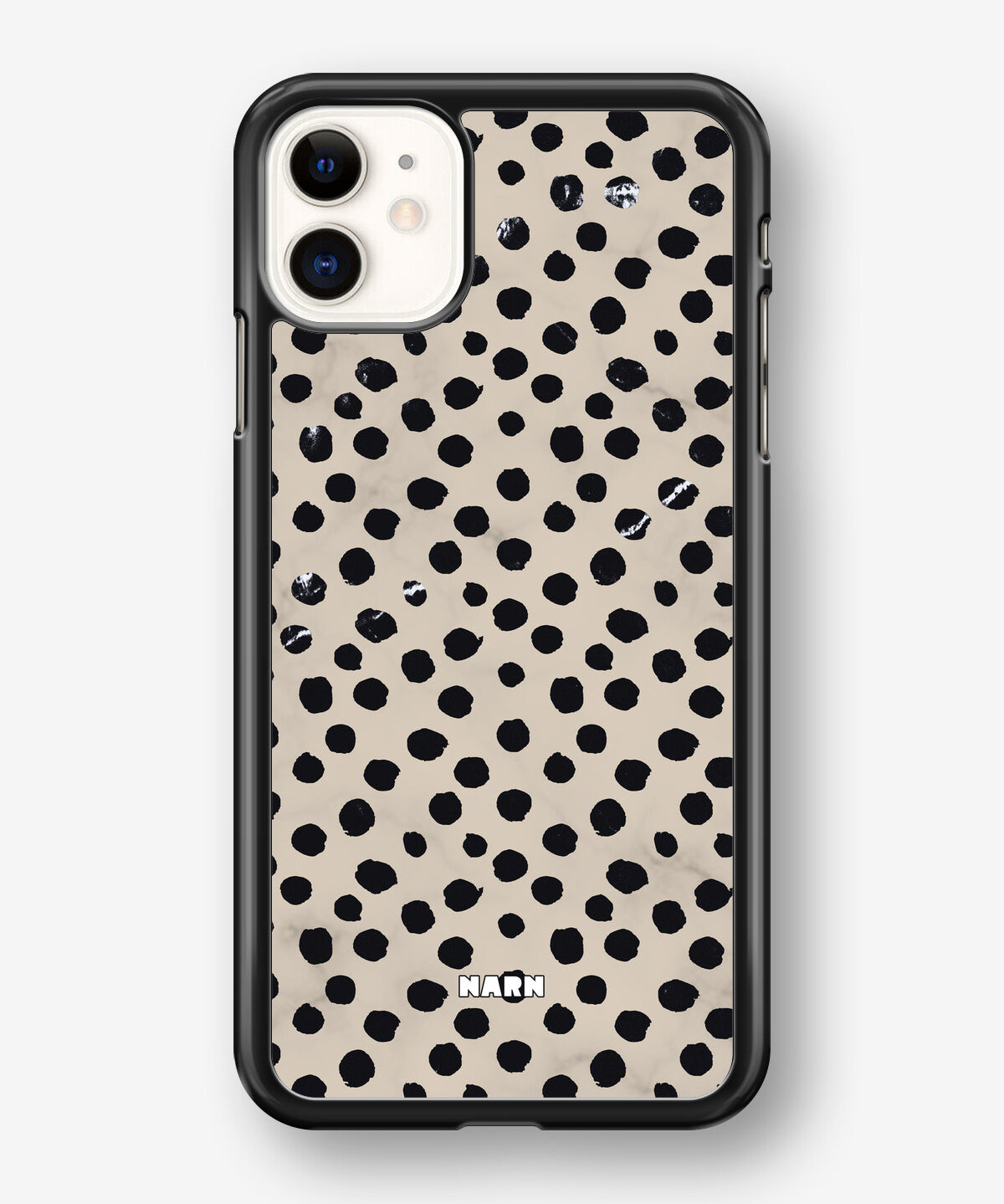 iPhone 11 Hard Case – Marble Dots - View 1