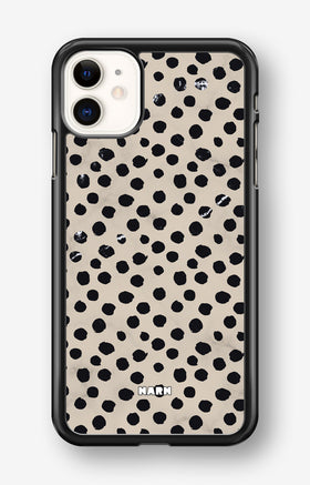 iPhone 11 Hard Case – Marble Dots - View 1