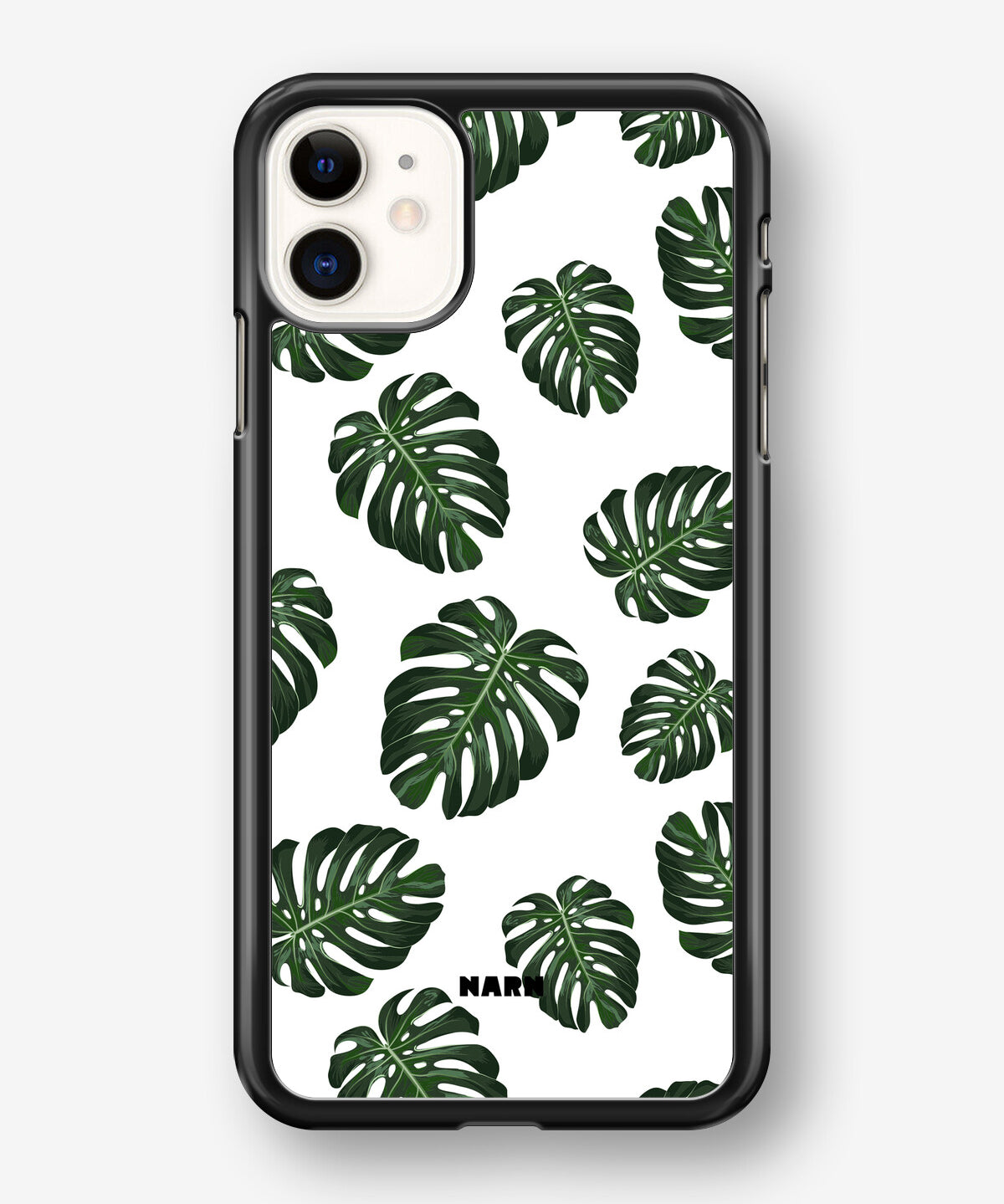 iPhone 11 Hard Case – Monstera Pattern - View 1