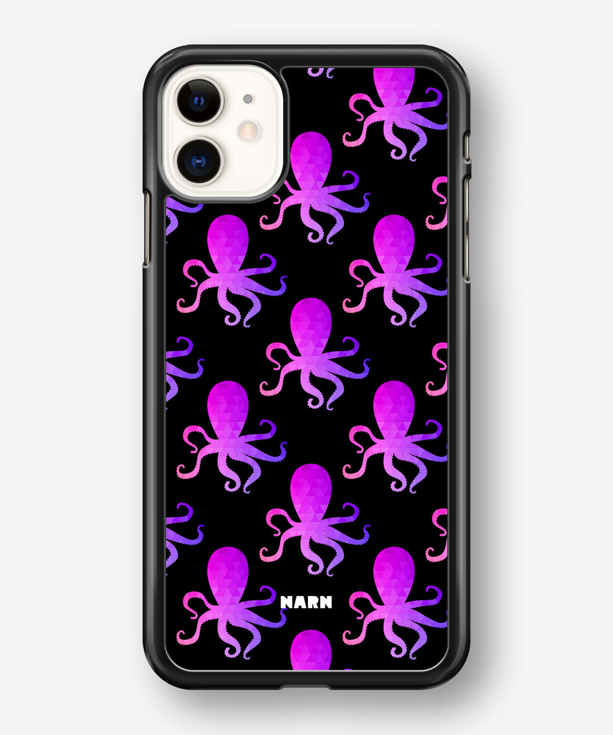 iPhone 11 Hard Case – Octopus Pattern - View 1