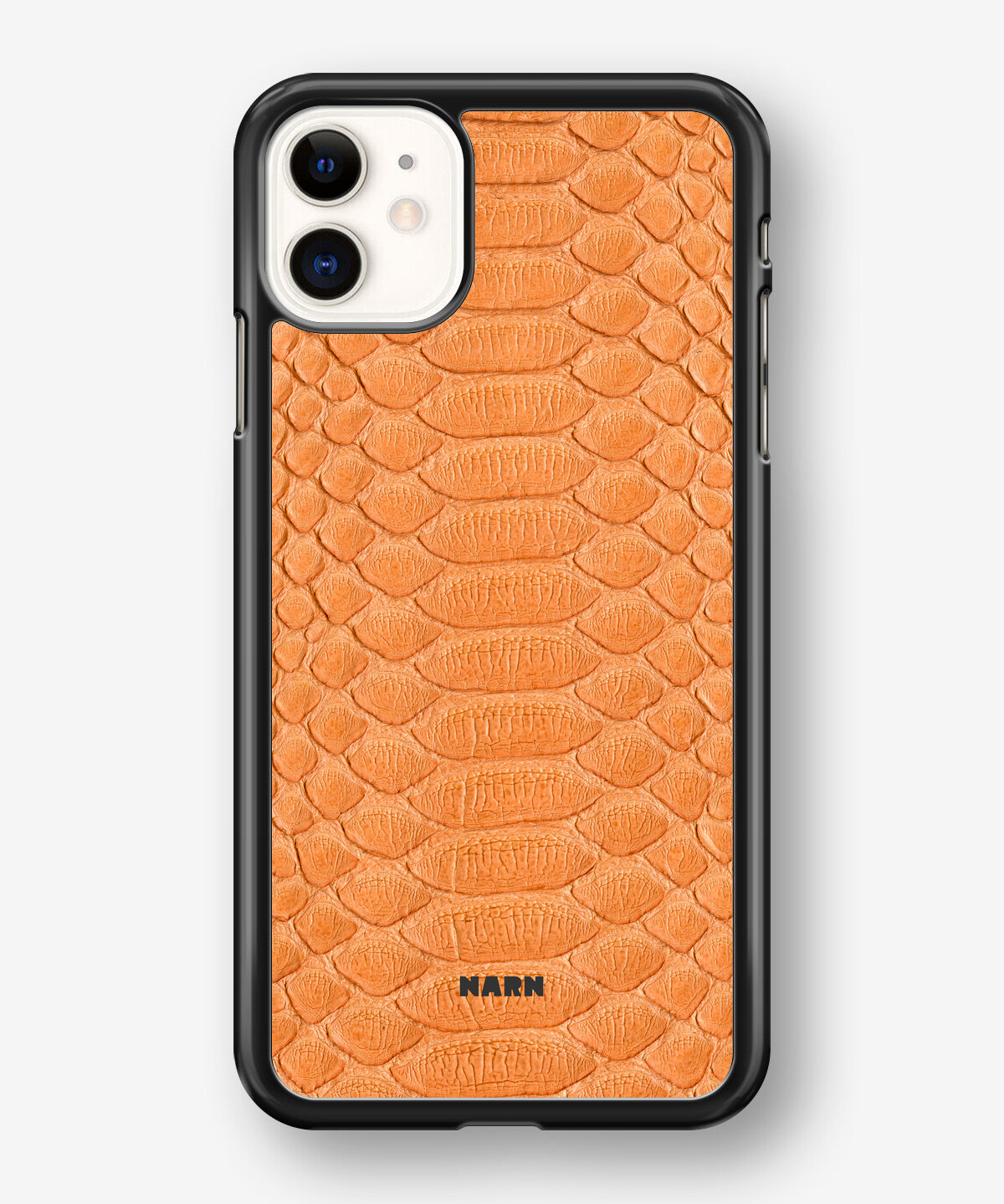 iPhone 11 Hard Case – Orange Snake - View 1