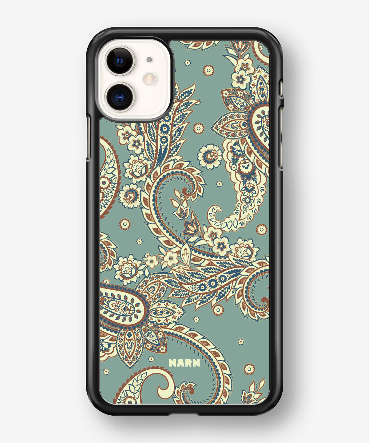 iPhone 11 Hard Case – Paisley Green - View 1