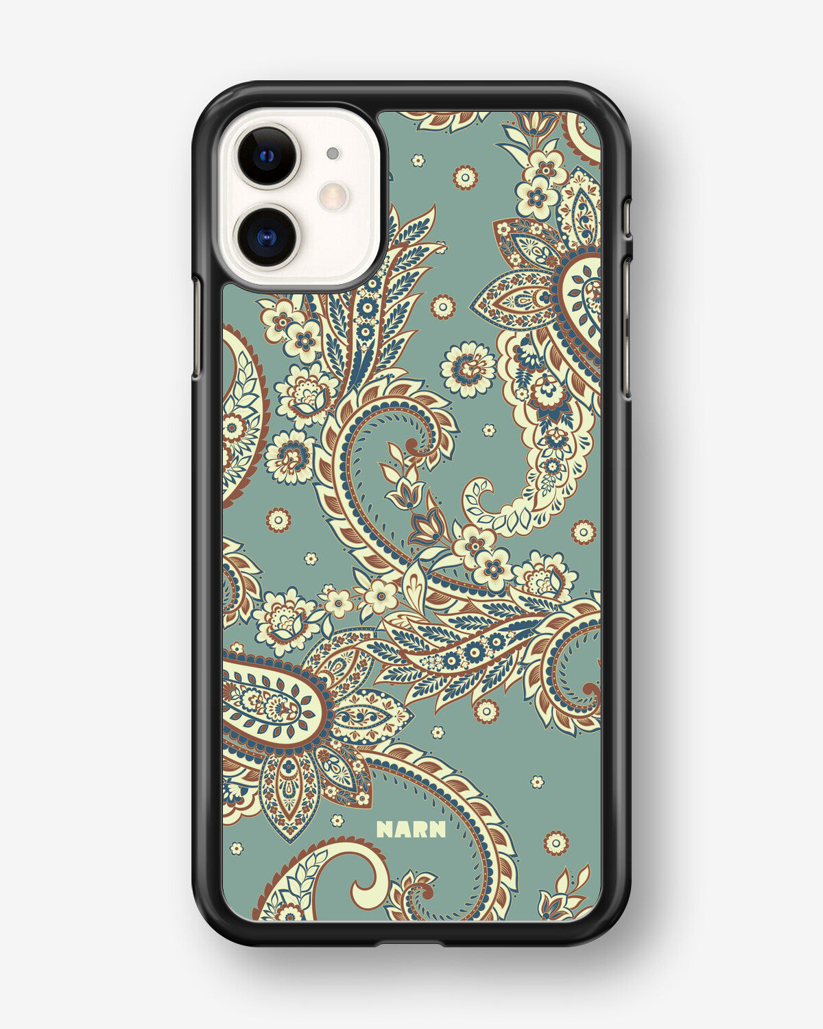 iPhone 11 Hard Case – Paisley Green - View 1