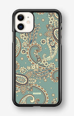 iPhone 11 Hard Case – Paisley Green - View 1