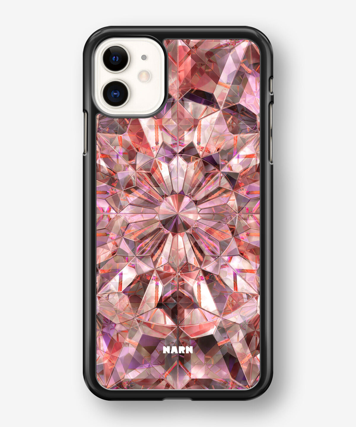 iPhone 11 Hard Case – Pink Crystals - View 1