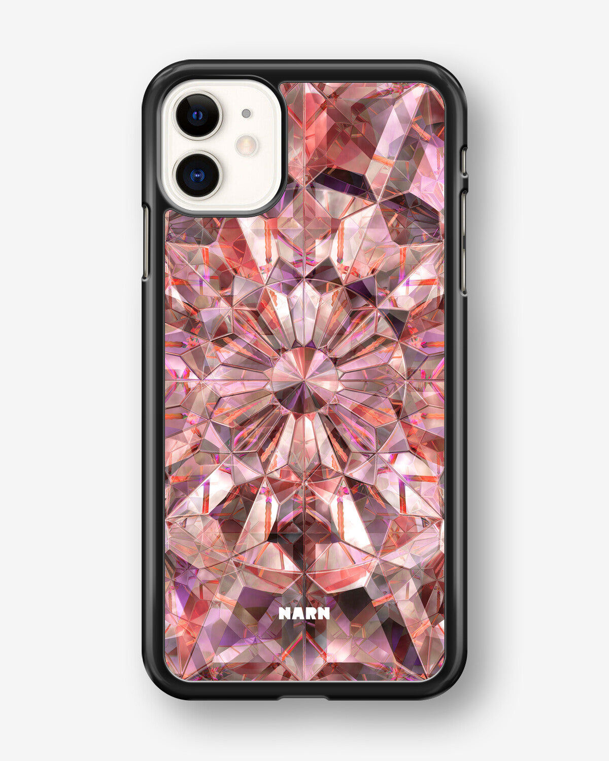 iPhone 11 Hard Case – Pink Crystals - View 1