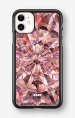 iPhone 11 Hard Case – Pink Crystals - View 1