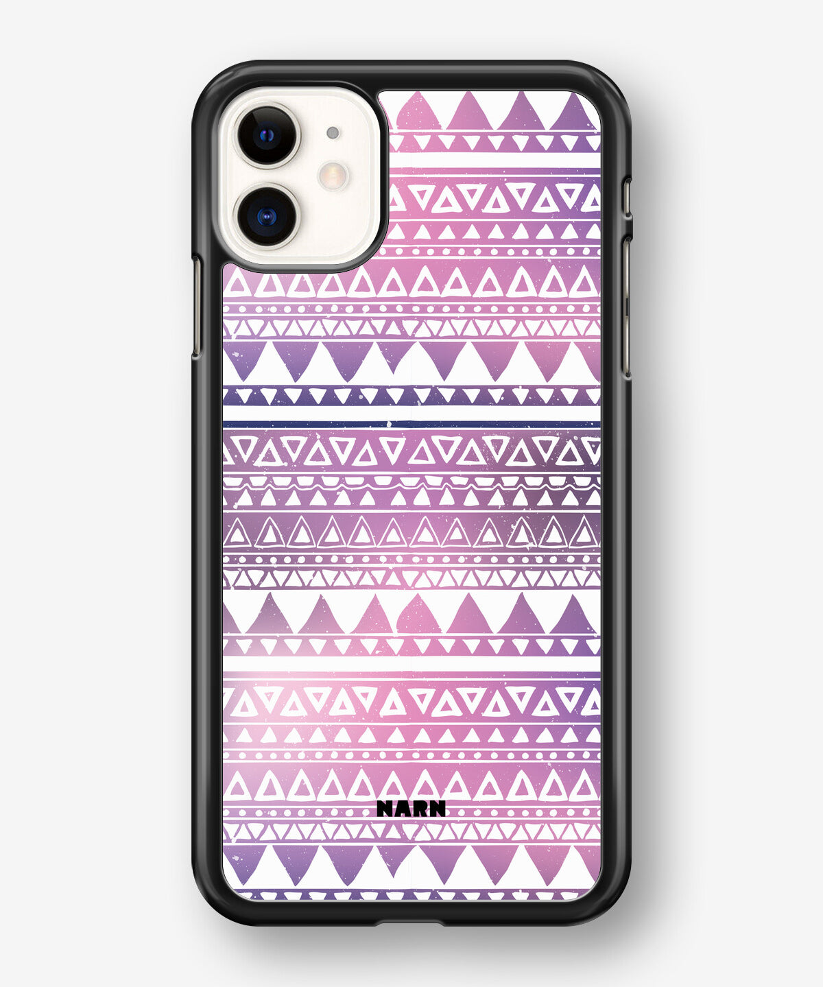 iPhone 11 Hard Case – Purple Aztec - View 1