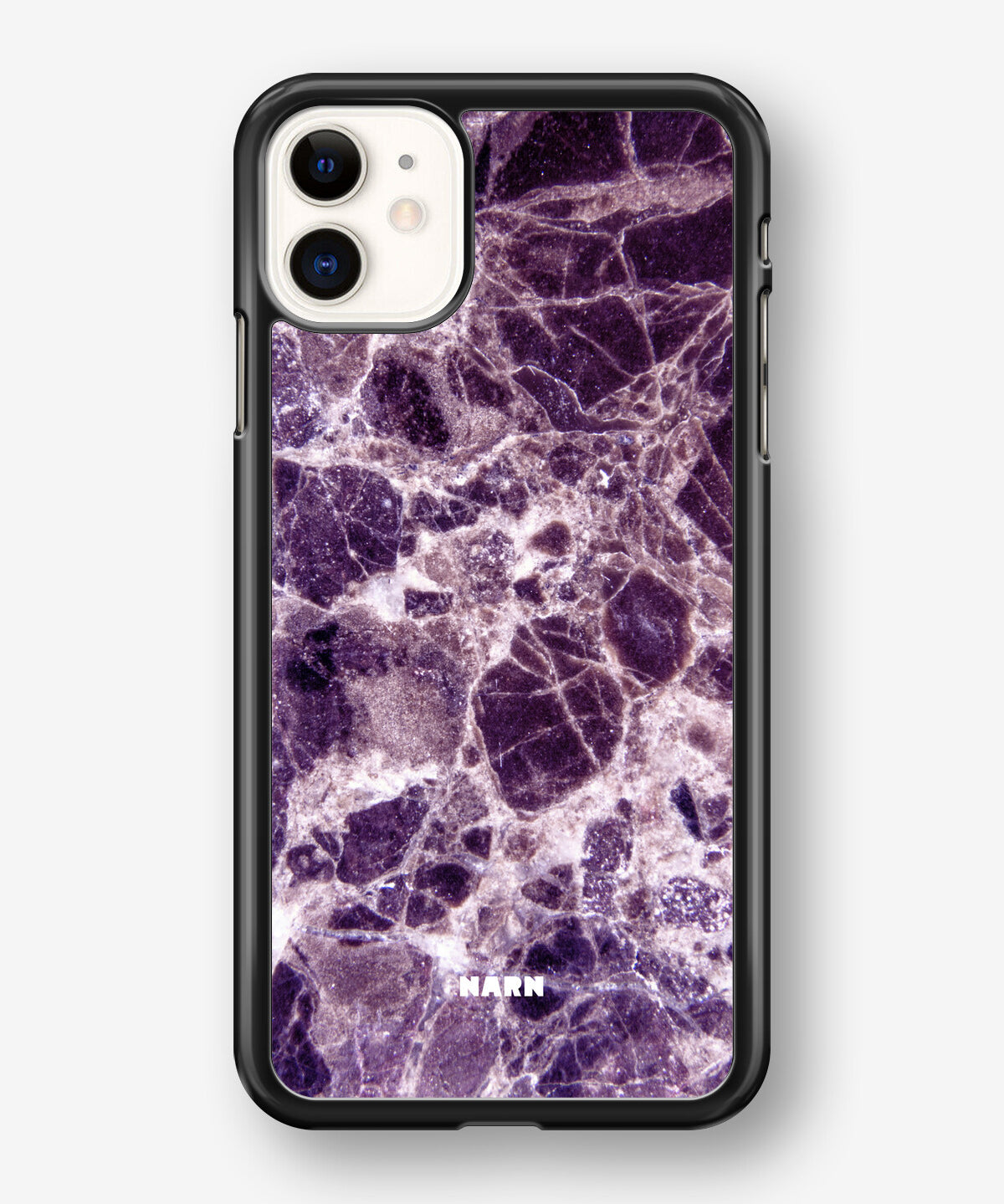 iPhone 11 Hard Case – Purple Marble - View 1