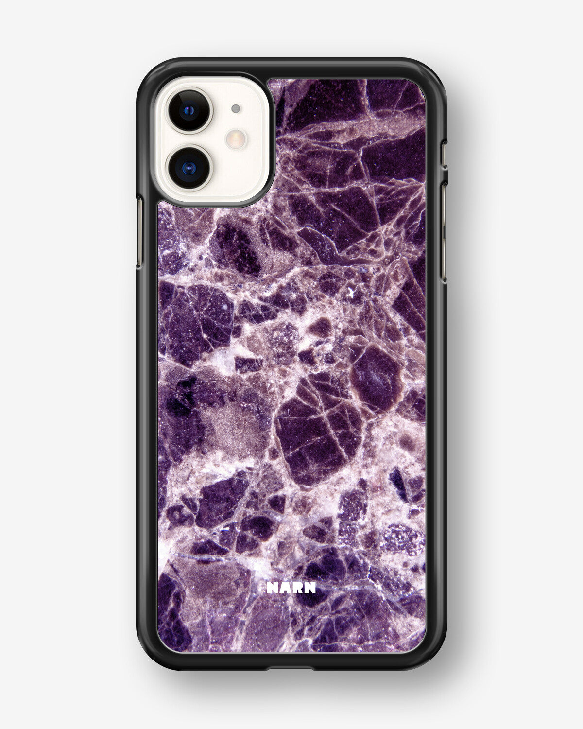 iPhone 11 Hard Case – Purple Marble - View 1