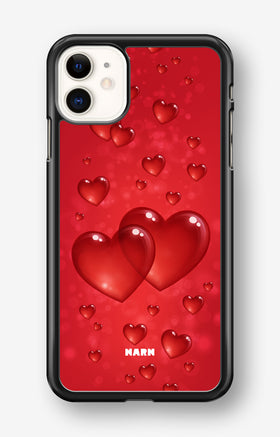 iPhone 11 Hard Case – Red Romance - View 1