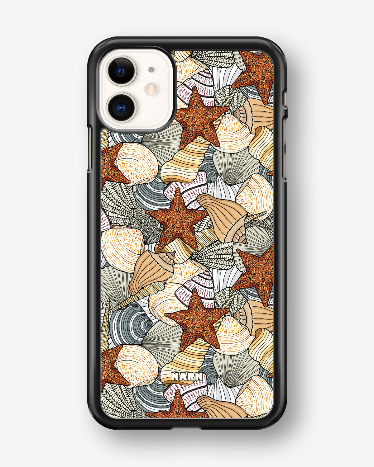 iPhone 11 Hard Case – Sea Shells - View 1