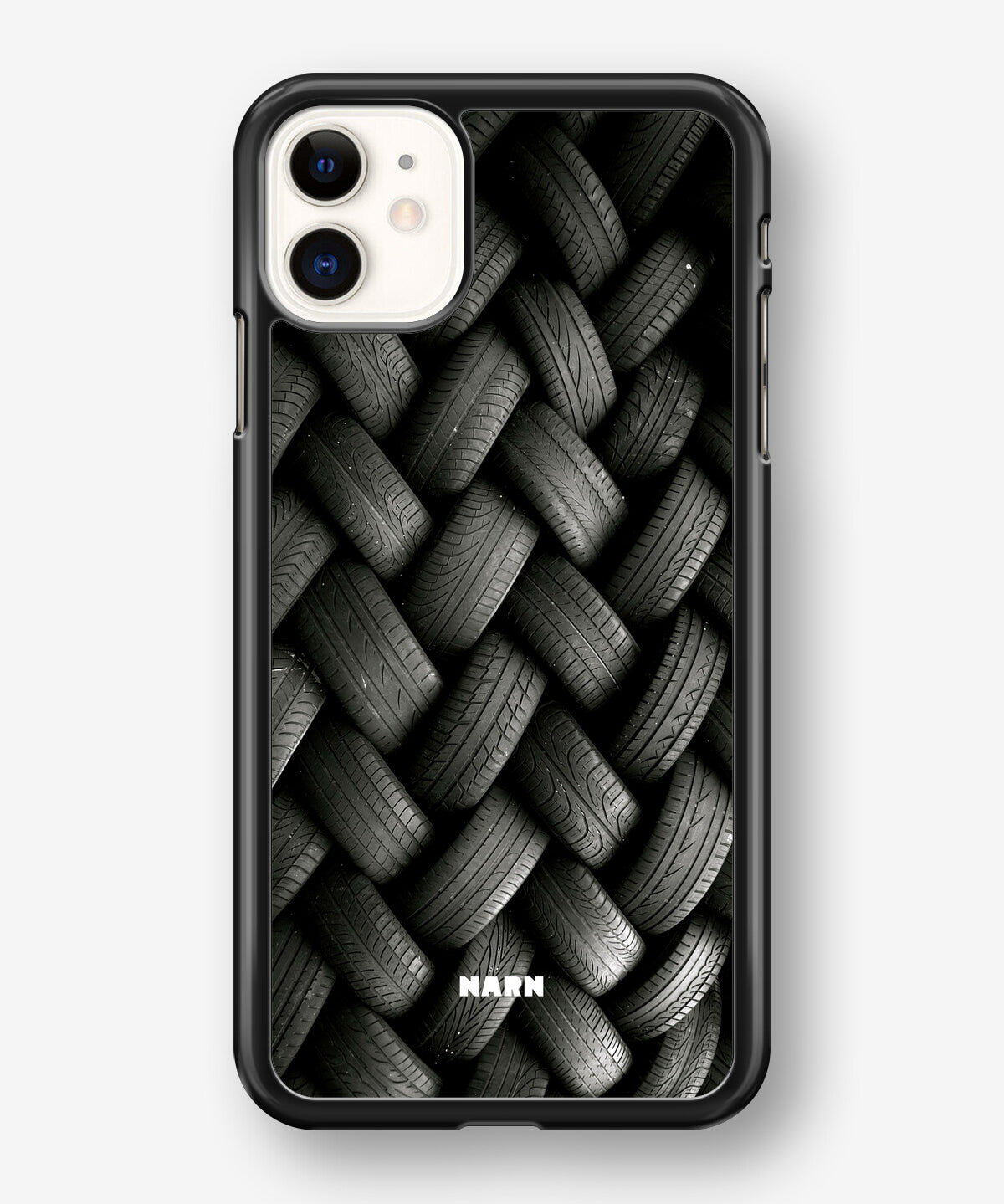 iPhone 11 Hard Case – Tires Wall - View 1