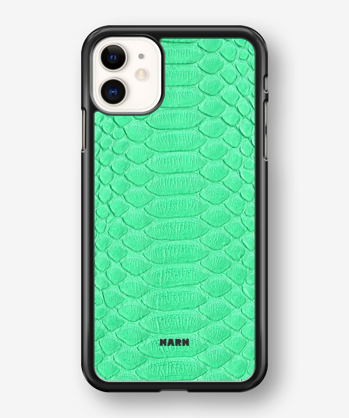 iPhone 11 Hard Case – Turquoise Snake - View 1