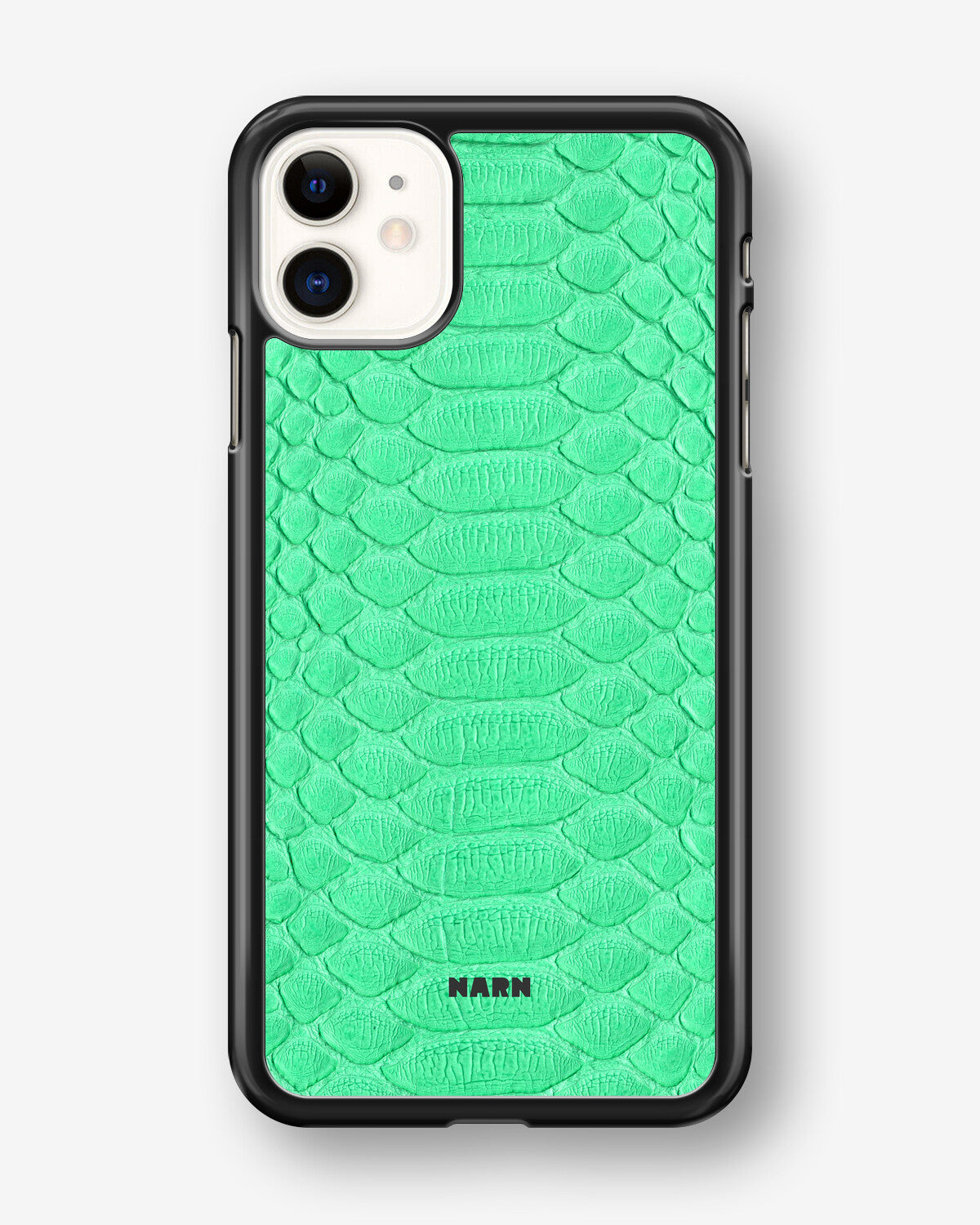 iPhone 11 Hard Case – Turquoise Snake - View 1