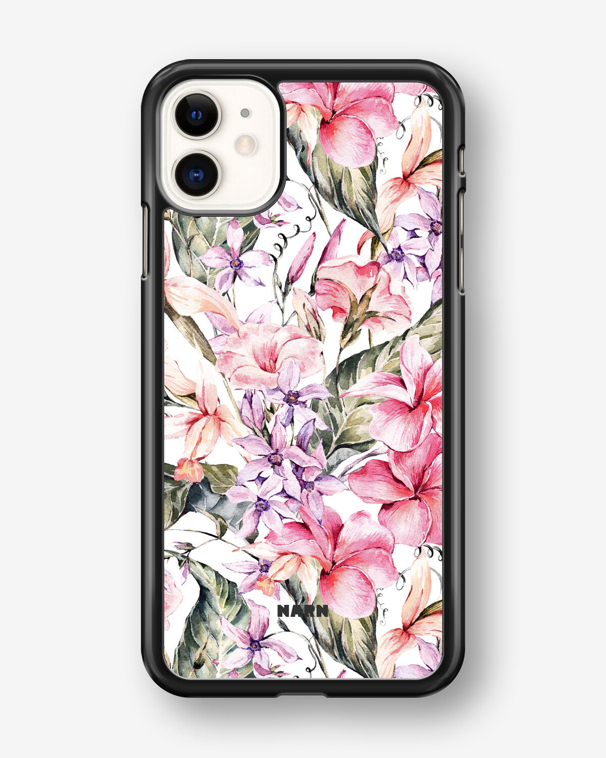 iPhone 11 Hard Case – Watercolor Flowers - View 1