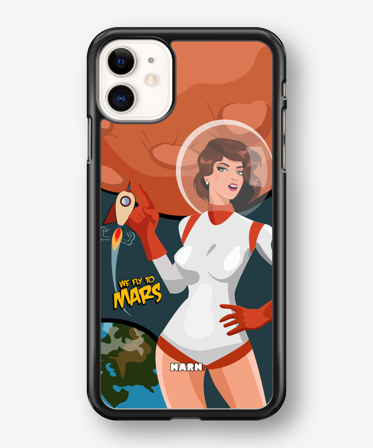 iPhone 11 Hard Case – We Fly To Mars - View 1