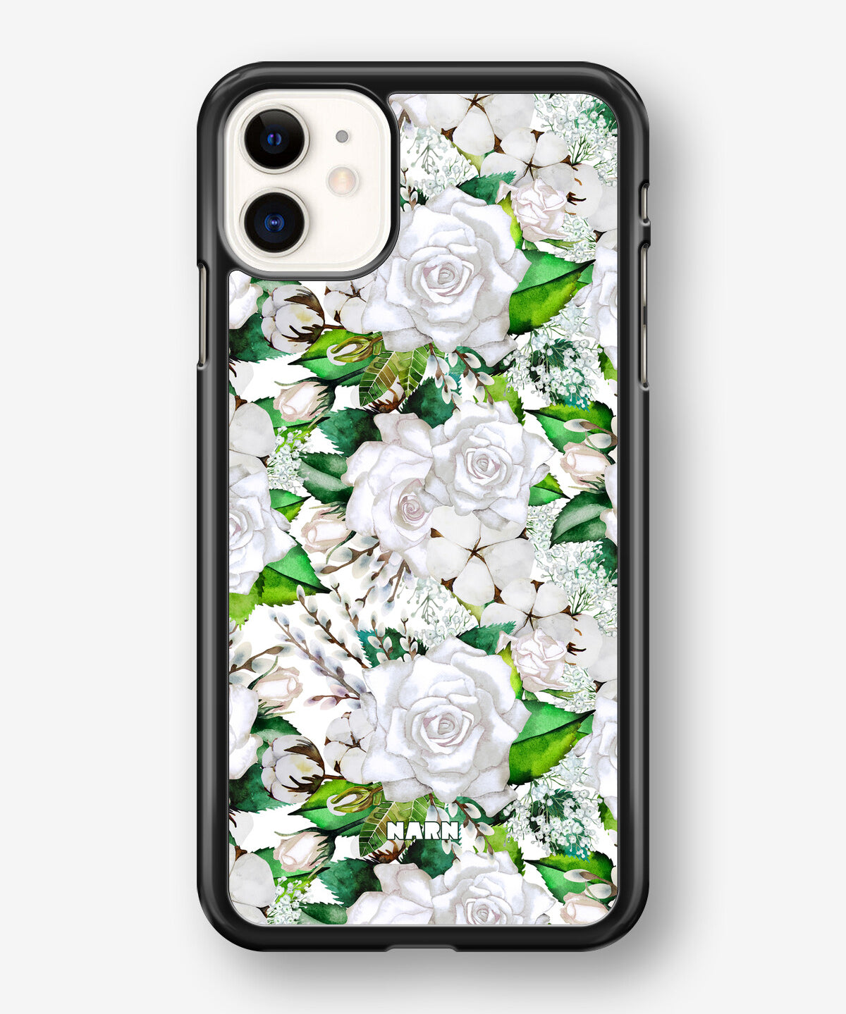 iPhone 11 Hard Case – White Bloom - View 1