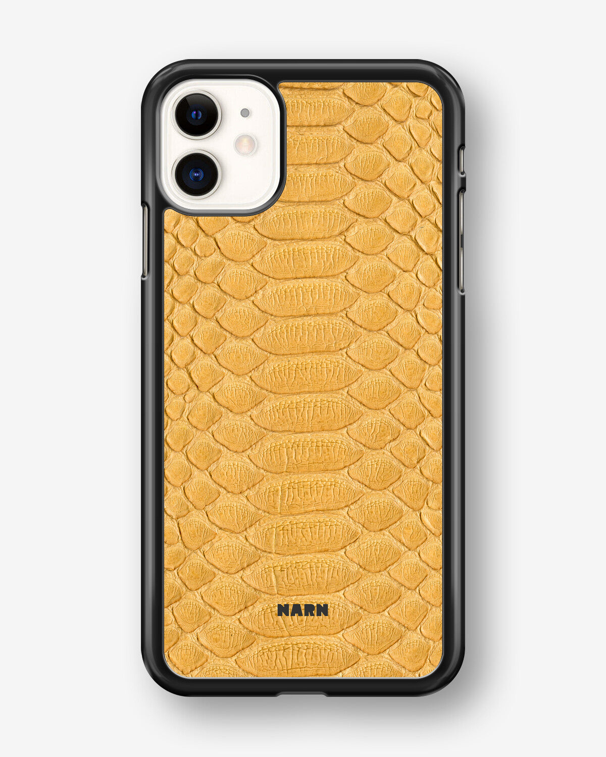 iPhone 11 Hard Case – Yellow Snake - View 1