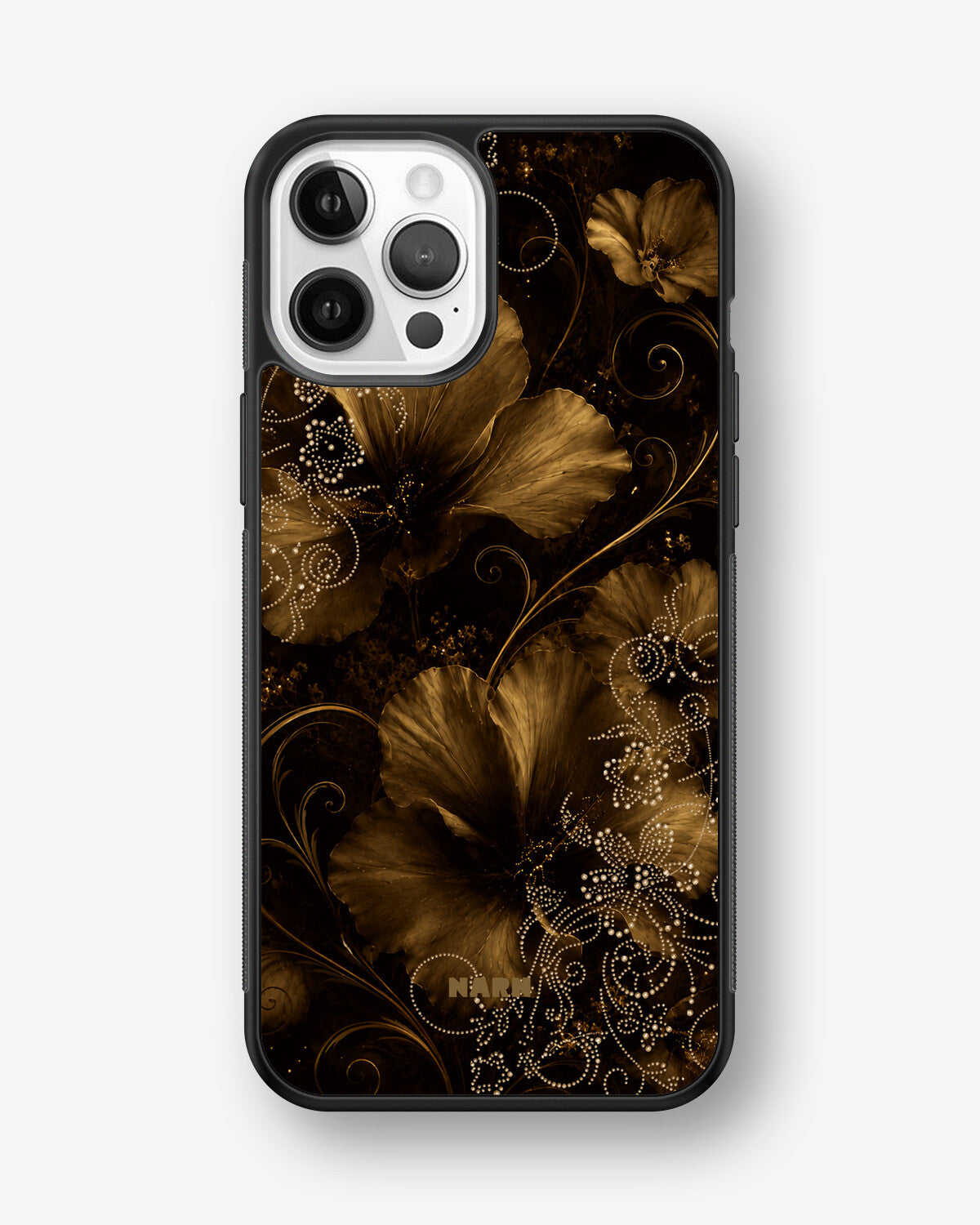 iPhone 12 / iPhone 12 Pro Hard Case – Bloom Noir - View 1