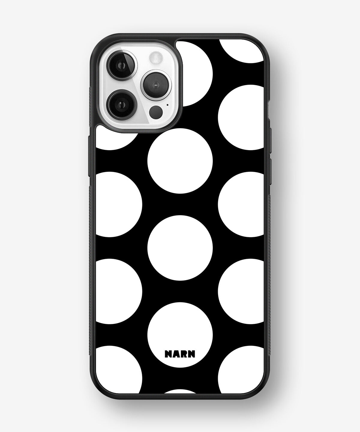 iPhone 12 / iPhone 12 Pro Hard Case – Bold Dots - View 1
