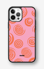 iPhone 12 / iPhone 12 Pro Hard Case – Candy Swirl - View 1