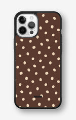 iPhone 12 / iPhone 12 Pro Hard Case – Choco Dots - View 1