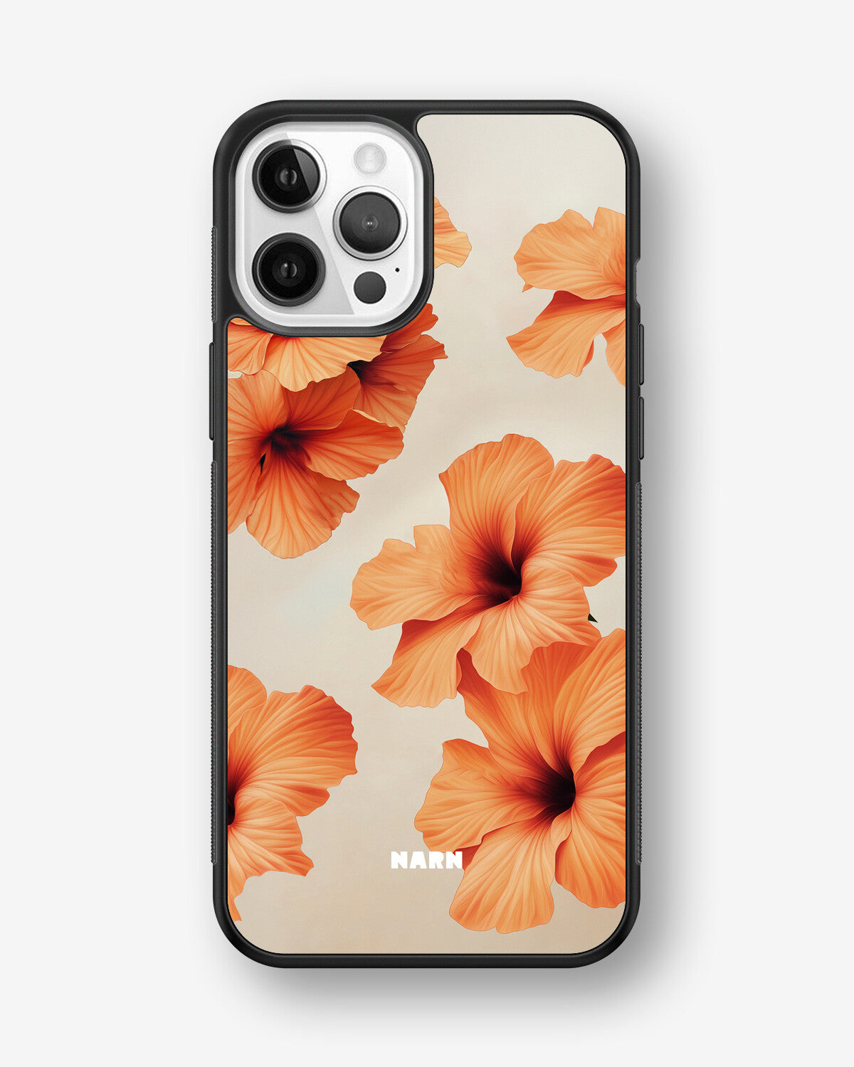 iPhone 12 / iPhone 12 Pro Hard Case – Hibiscus Dreams - View 1