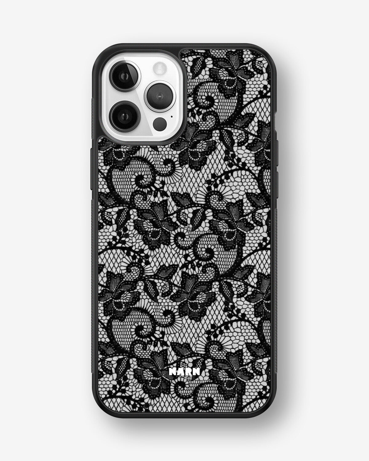 iPhone 12 / iPhone 12 Pro Hard Case – Midnight Lace - View 1