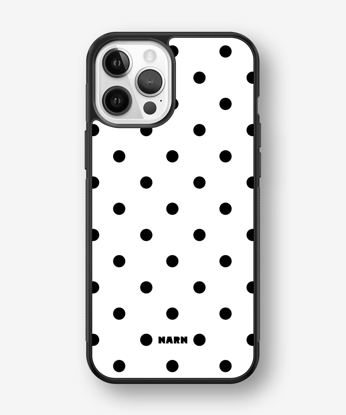 iPhone 12 / iPhone 12 Pro Hard Case – Mono Dots - View 1