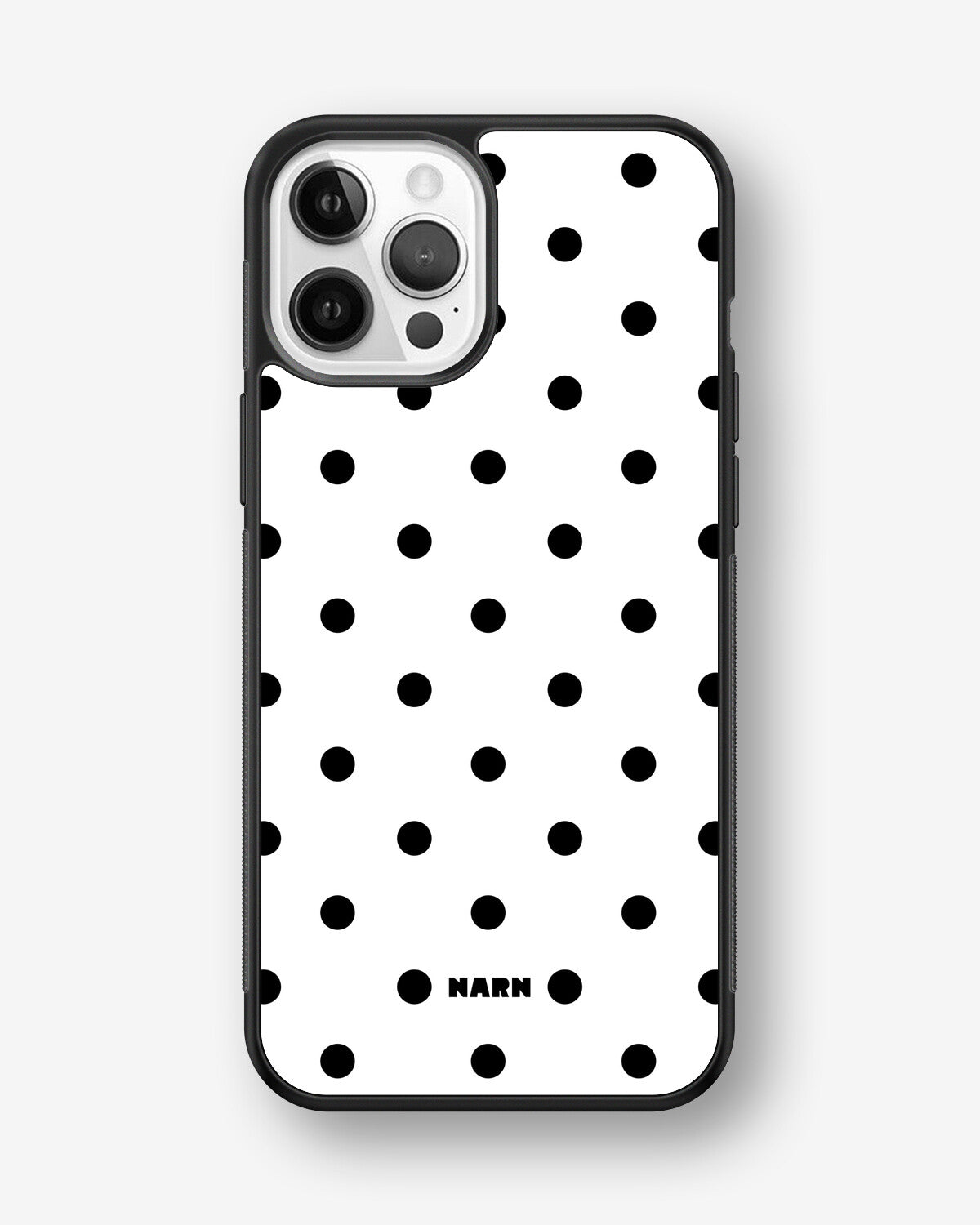iPhone 12 / iPhone 12 Pro Hard Case – Mono Dots - View 1