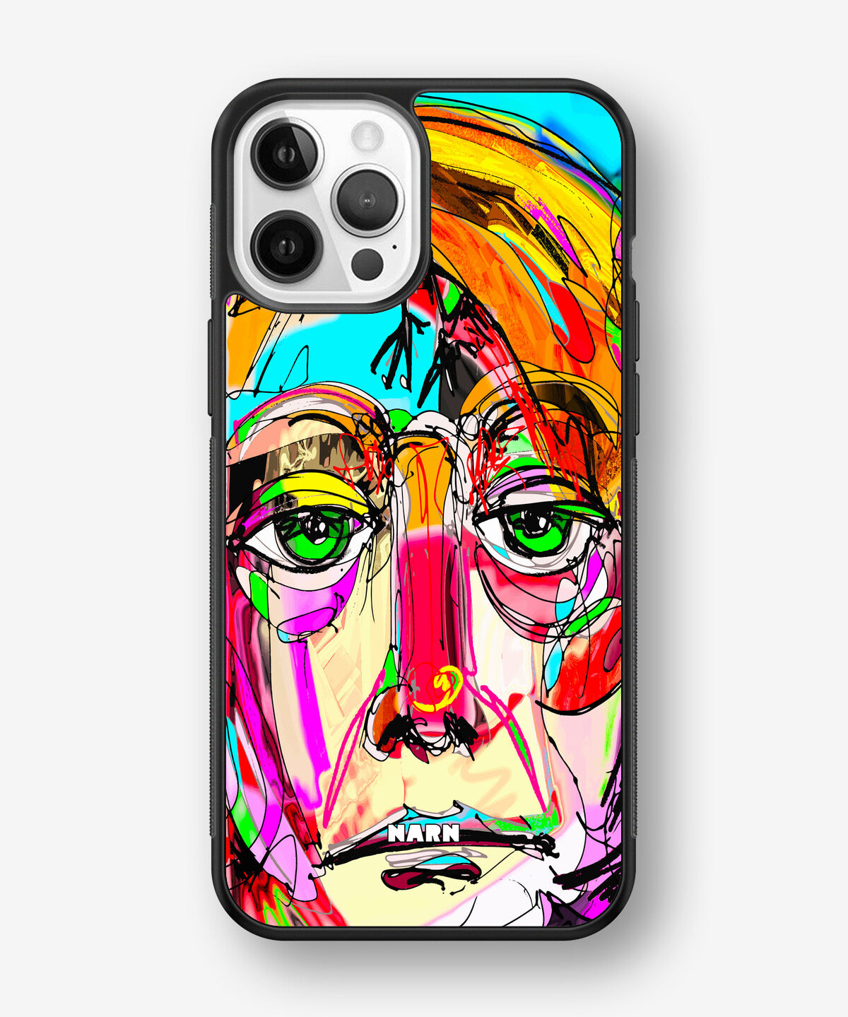 iPhone 12 / iPhone 12 Pro Hard Case – Abstract Portrait - View 1
