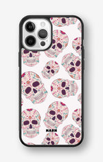 iPhone 12 / iPhone 12 Pro Hard Case – Calavera Skulls - View 1