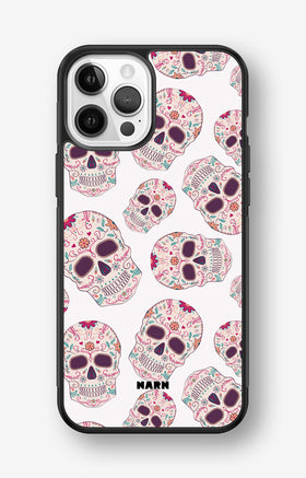 iPhone 12 / iPhone 12 Pro Hard Case – Calavera Skulls - View 1
