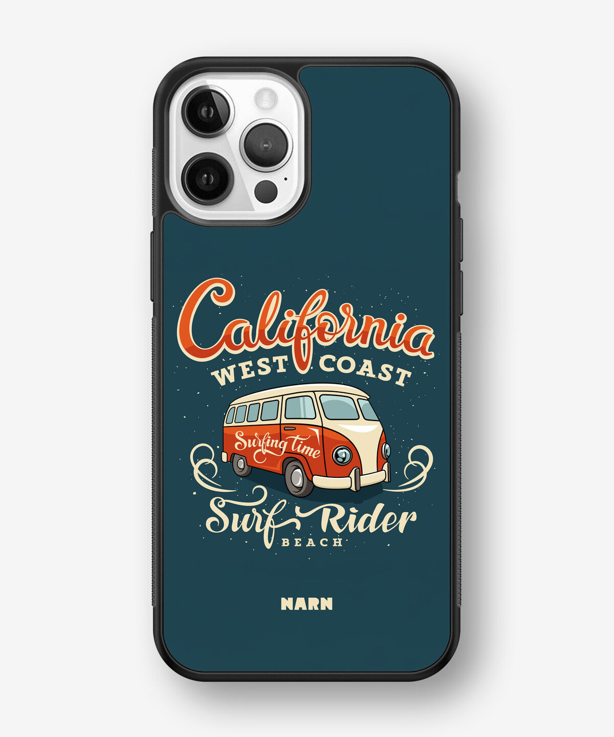 iPhone 12 / iPhone 12 Pro Hard Case – California Surf - View 1
