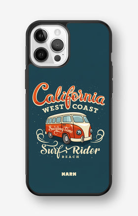 iPhone 12 / iPhone 12 Pro Hard Case – California Surf - View 1