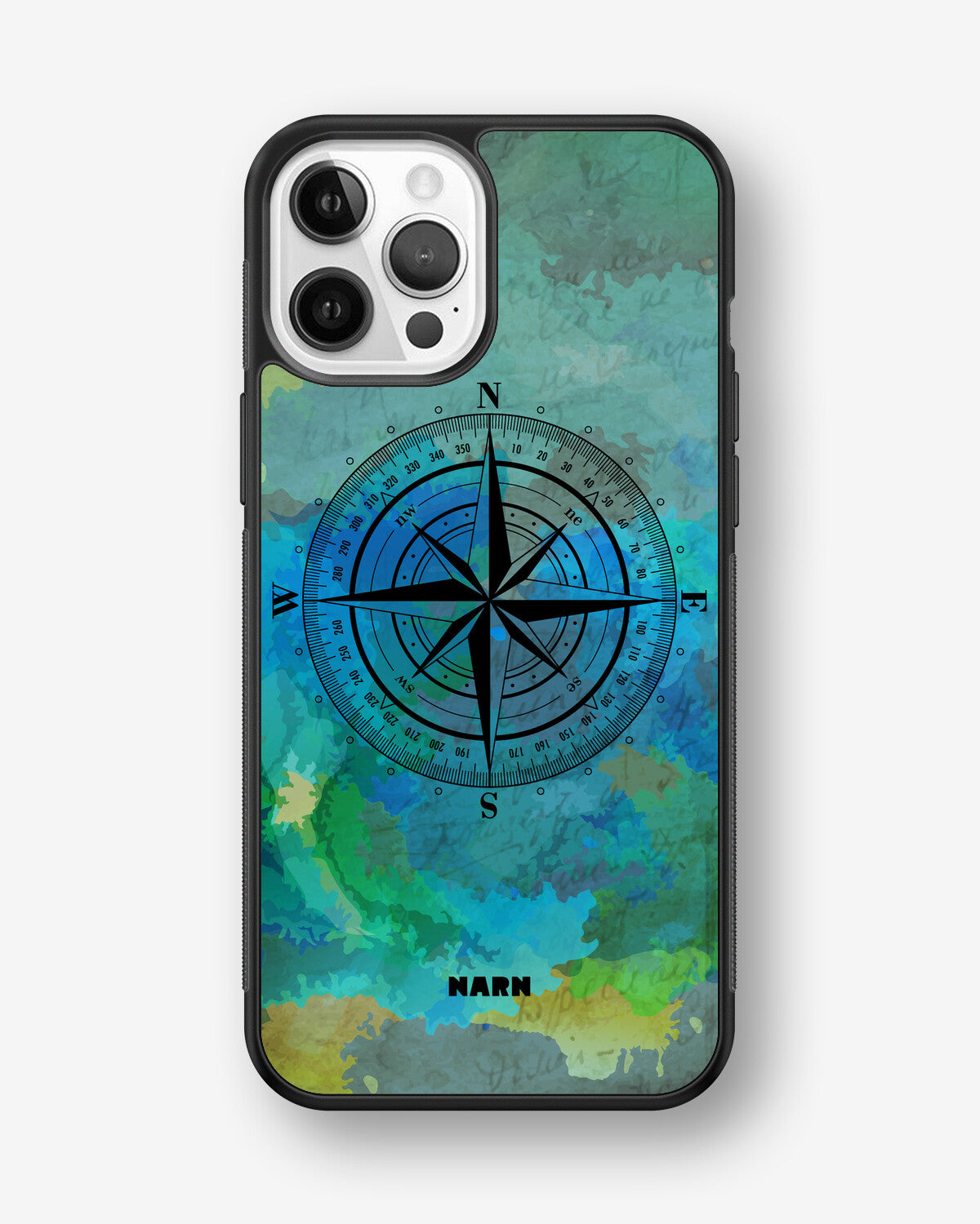 iPhone 12 / iPhone 12 Pro Hard Case – Compass - View 1