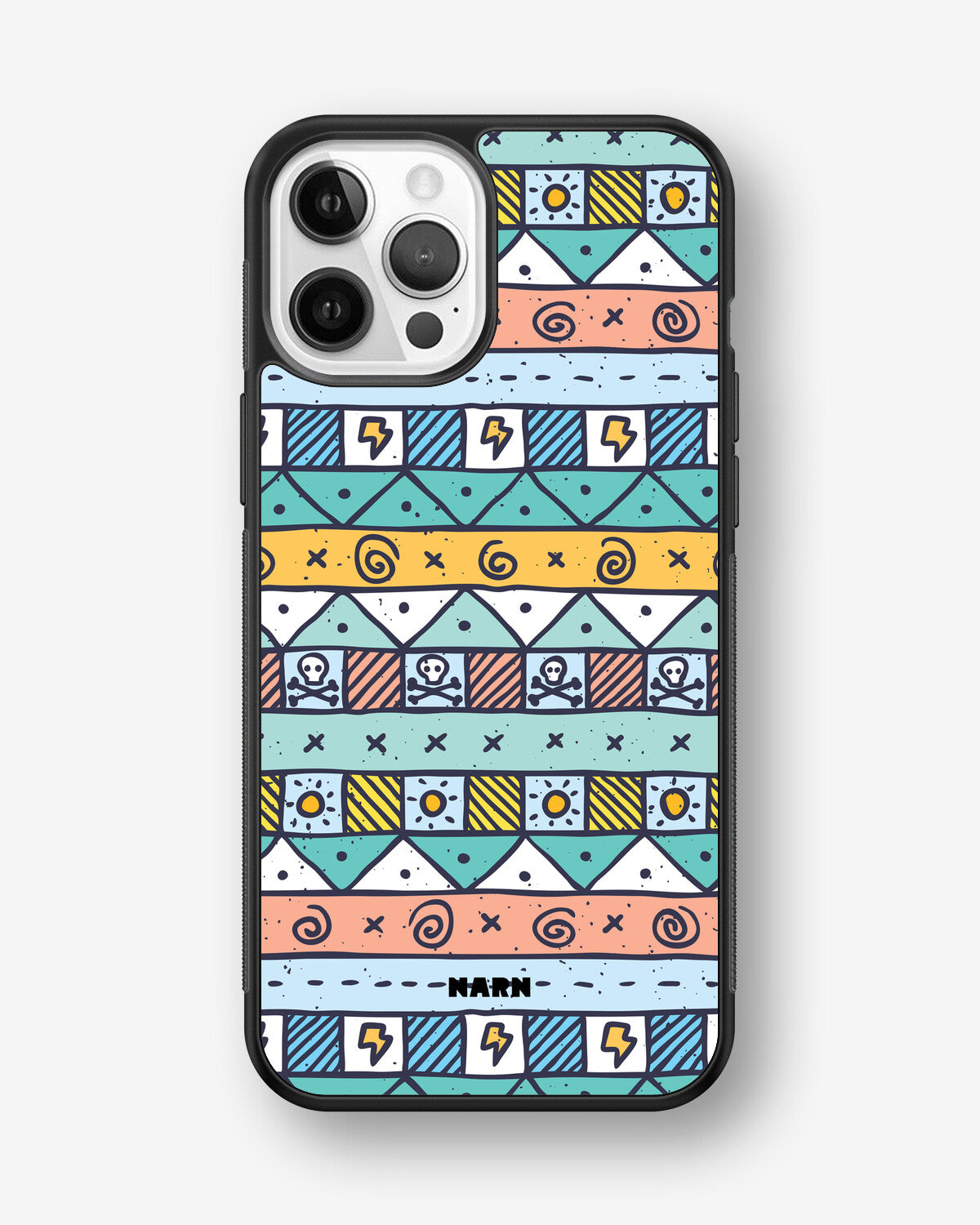 iPhone 12 / iPhone 12 Pro Hard Case – Cute Pattern - View 1