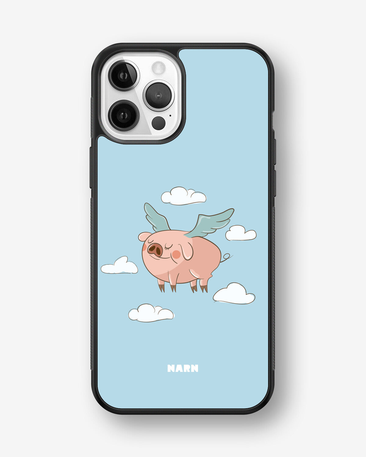 iPhone 12 / iPhone 12 Pro Hard Case – Dreamy Pig - View 1