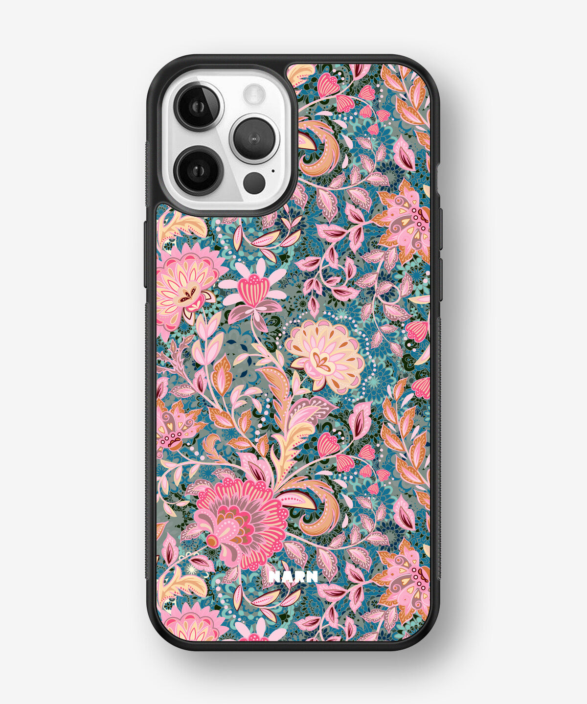 iPhone 12 / iPhone 12 Pro Hard Case – Fantasy Flowers - View 1