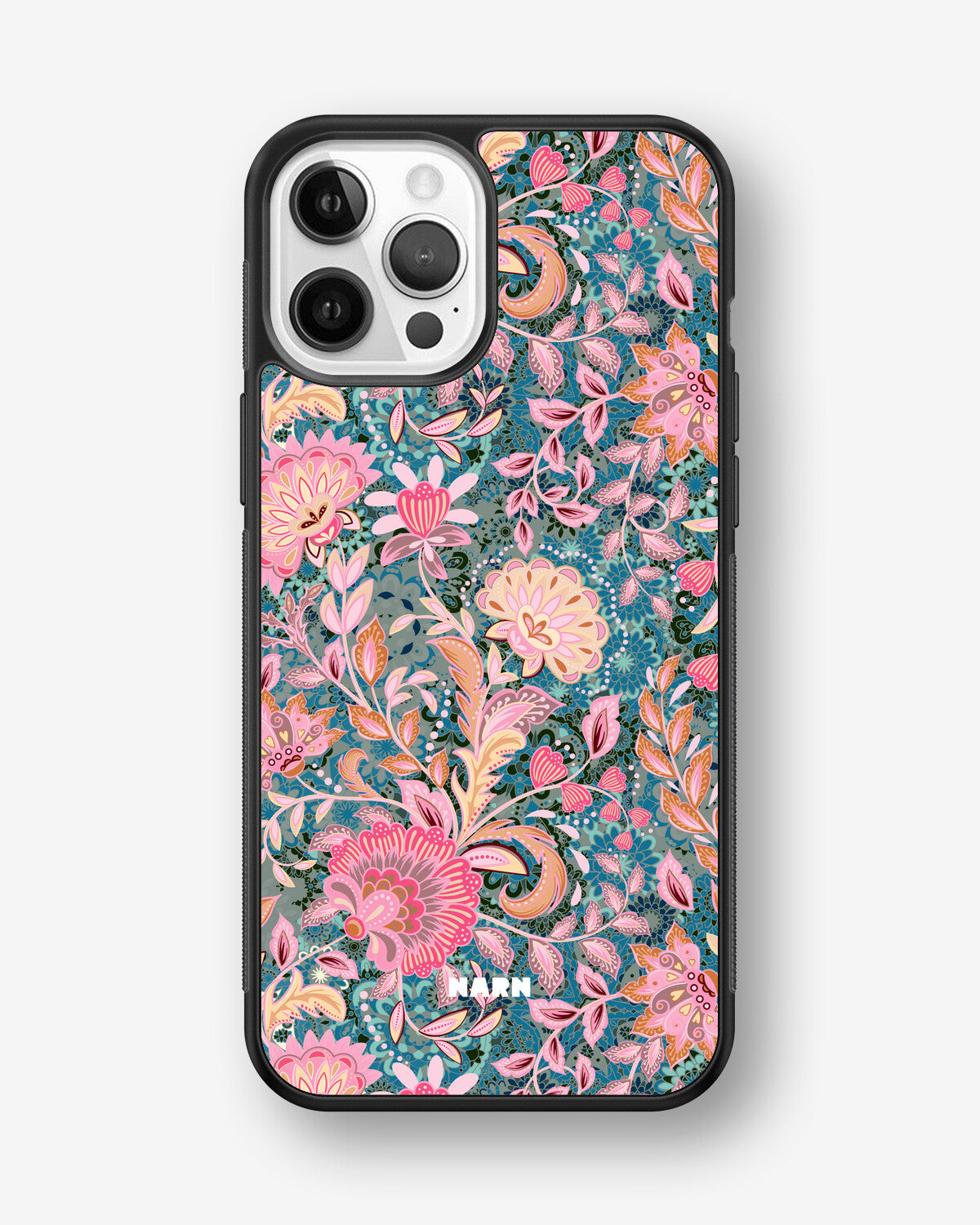 iPhone 12 / iPhone 12 Pro Hard Case – Fantasy Flowers - View 1
