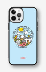 iPhone 12 / iPhone 12 Pro Hard Case – Friends, Not Food - View 1