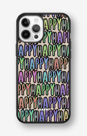 iPhone 12 / iPhone 12 Pro Hard Case – Happy - View 1