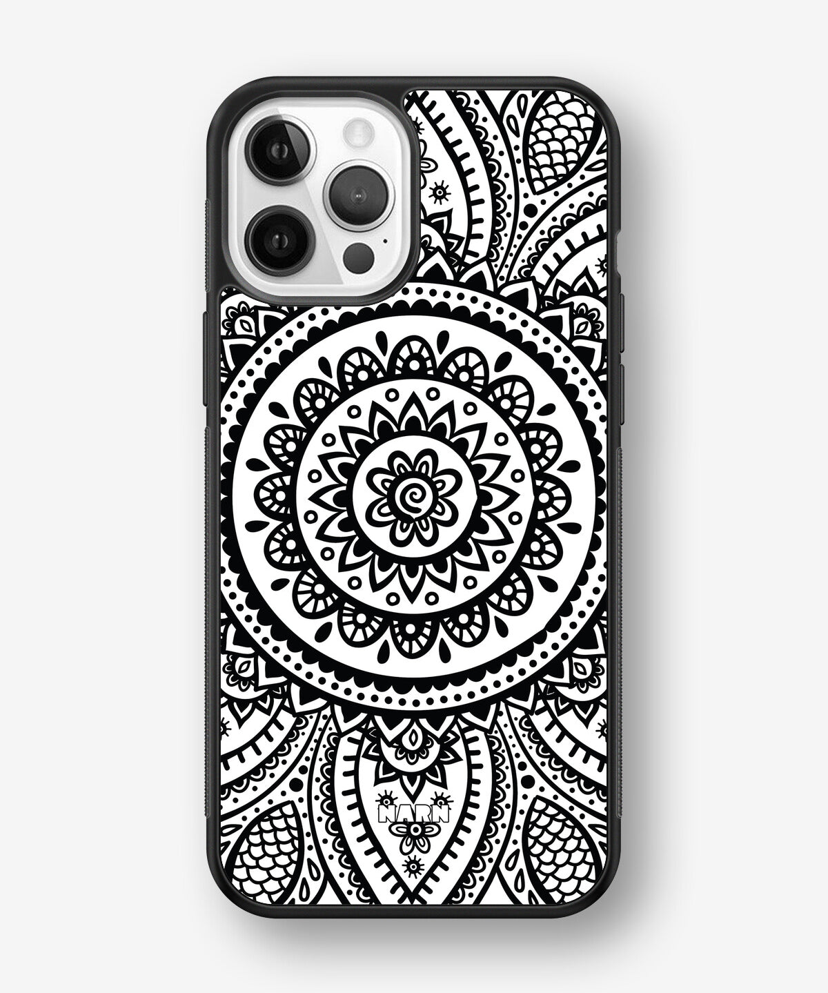 iPhone 12 / iPhone 12 Pro Hard Case – Henna Mandala - View 1