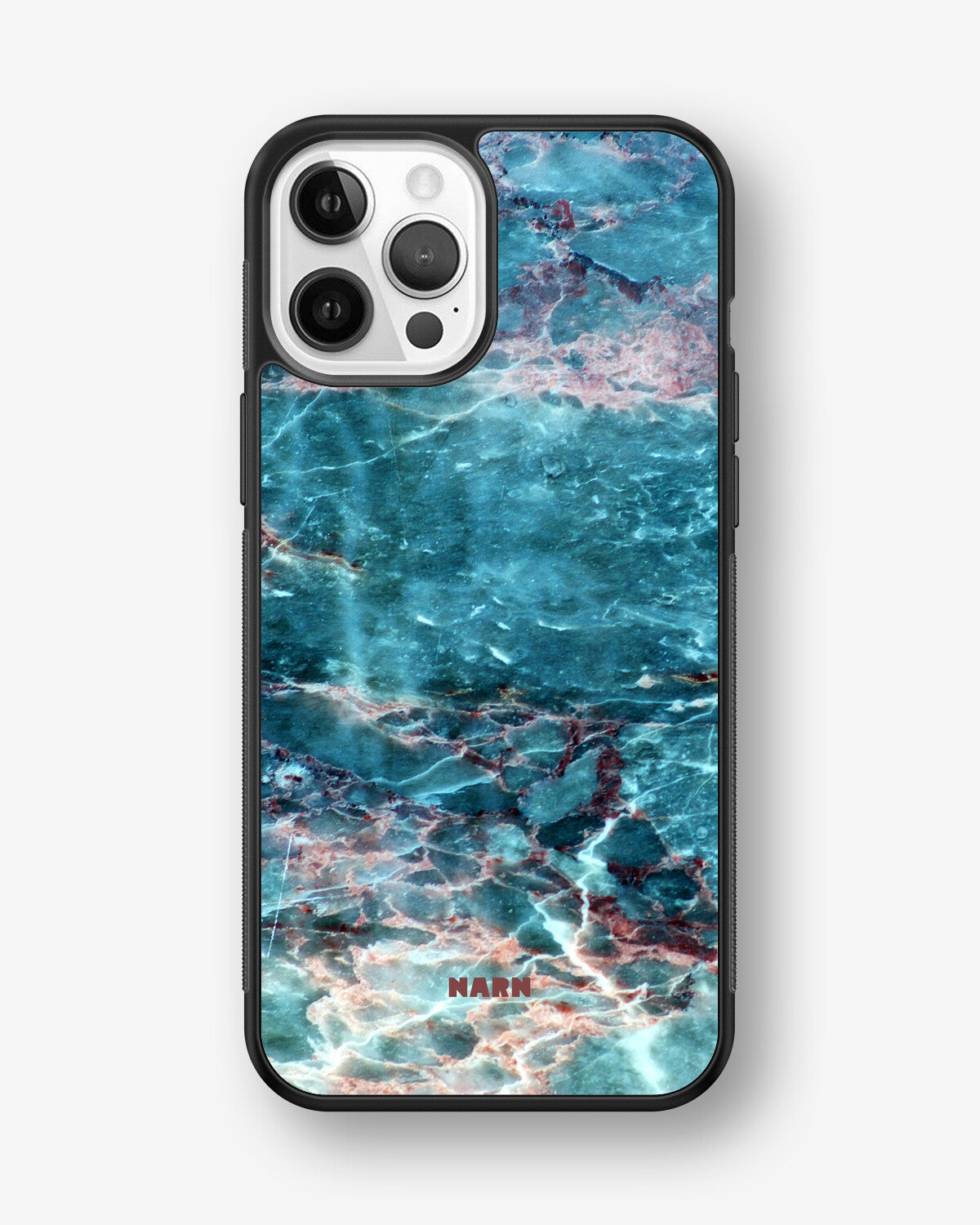iPhone 12 / iPhone 12 Pro Hard Case – Icy Marble - View 1